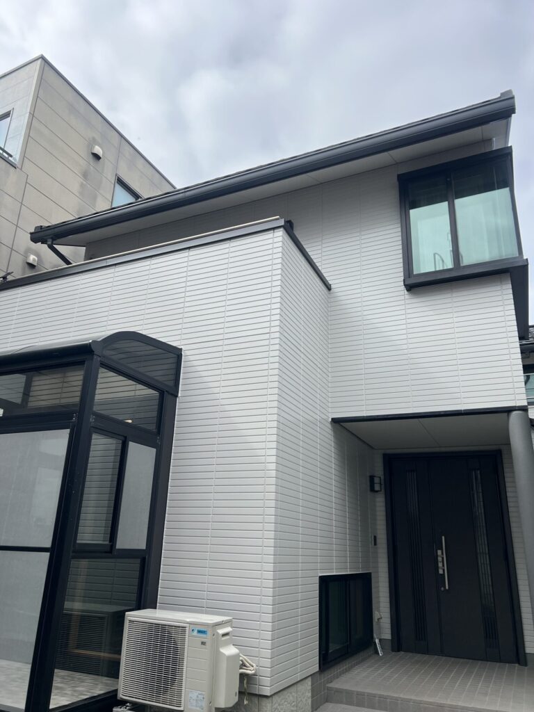 小浜市 外壁塗装 I様邸【続編】黒のアクセントで上品に仕上がりました！