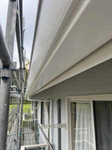 小浜市 外壁塗装 横樋 仕上げ