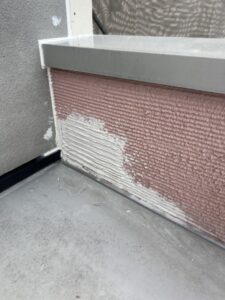 外壁の剥がれ補修完了